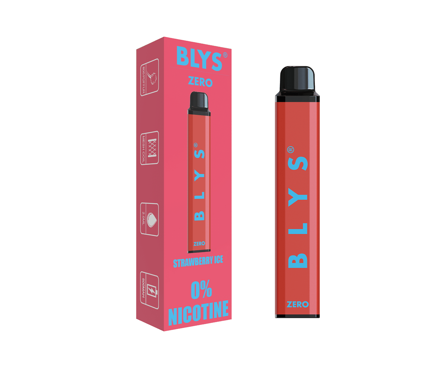 BLYS Zero Strawberry Ice