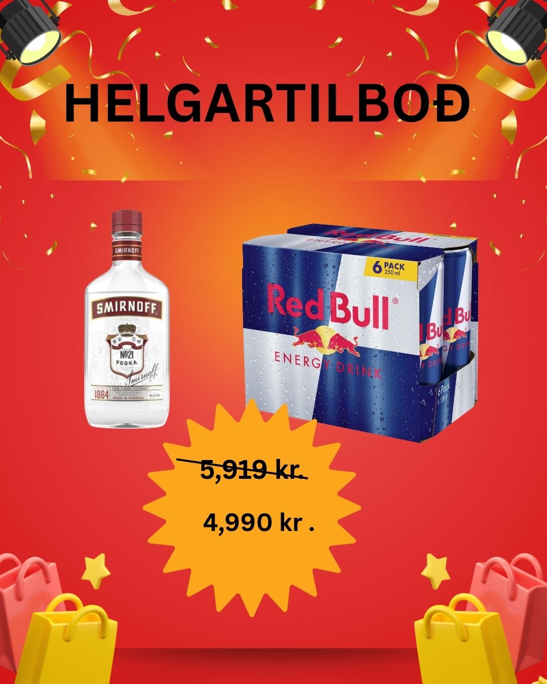 VodkaRed tilboð