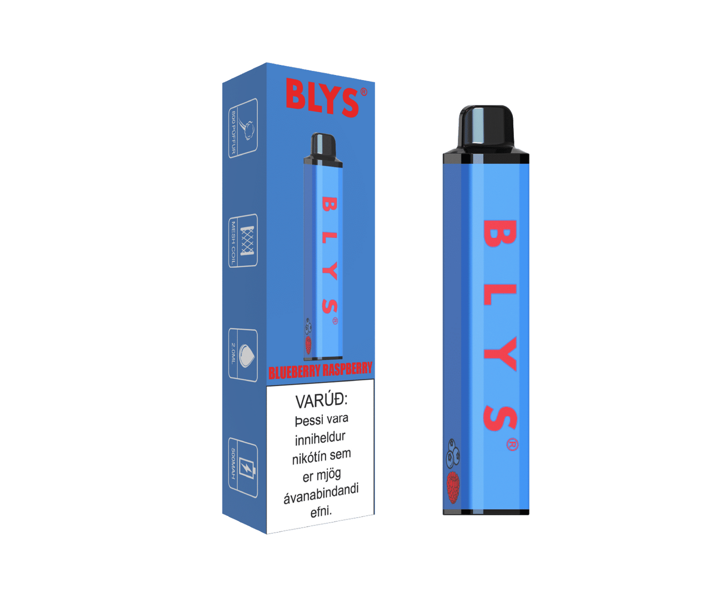 BLYS 800 Blueberry Raspberry