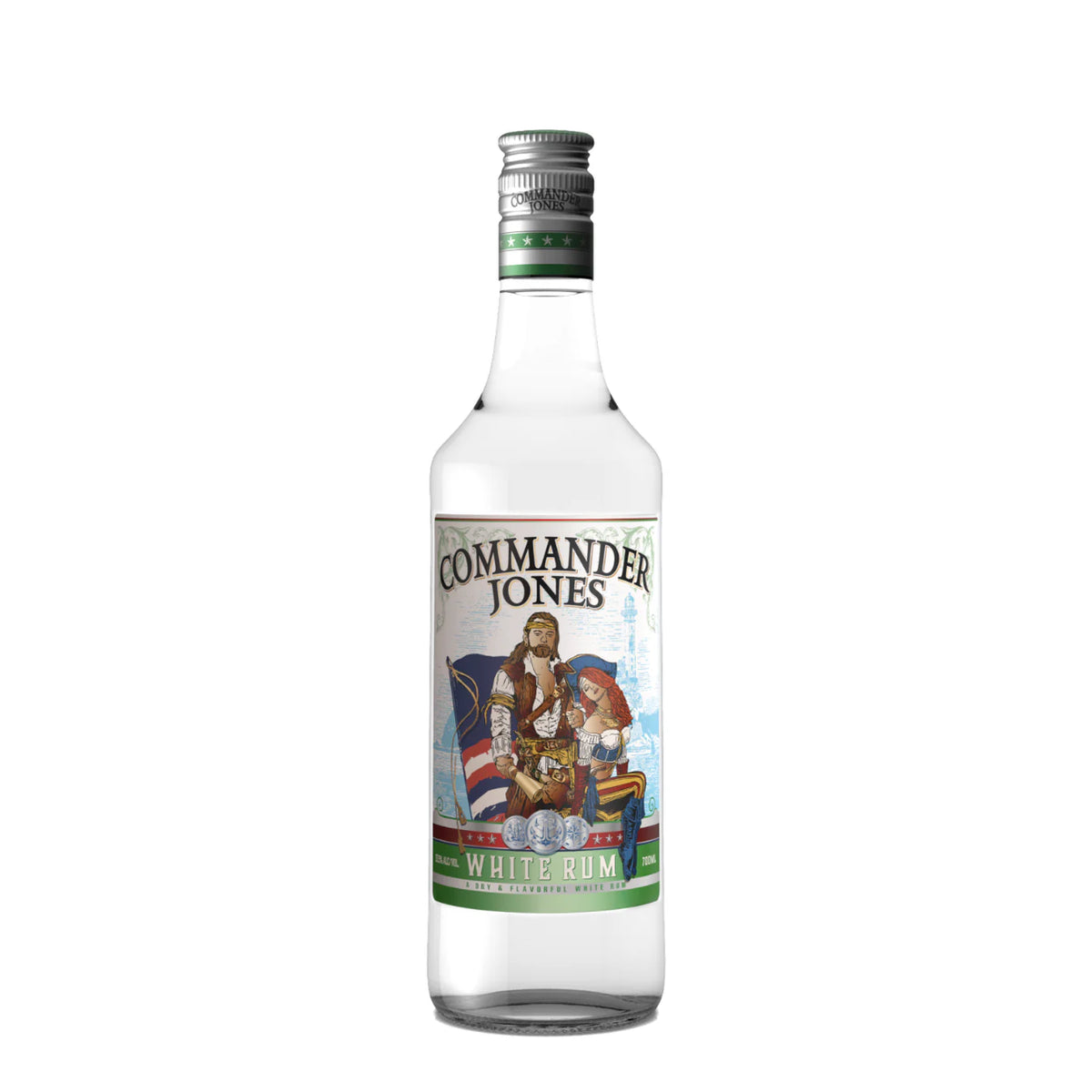 Commander Jones Commander Jones White Rum 700ml – Kalt&Gott