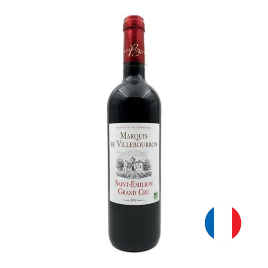 Marquis De Villebourbon Saint-Emilion Grand Cru 2018 (Lífrænt vottað)